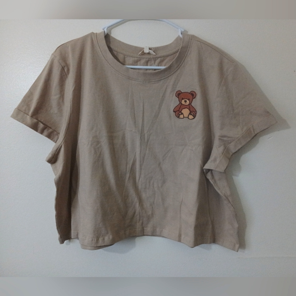 Juniors XL / Womens L Cropped Shirt